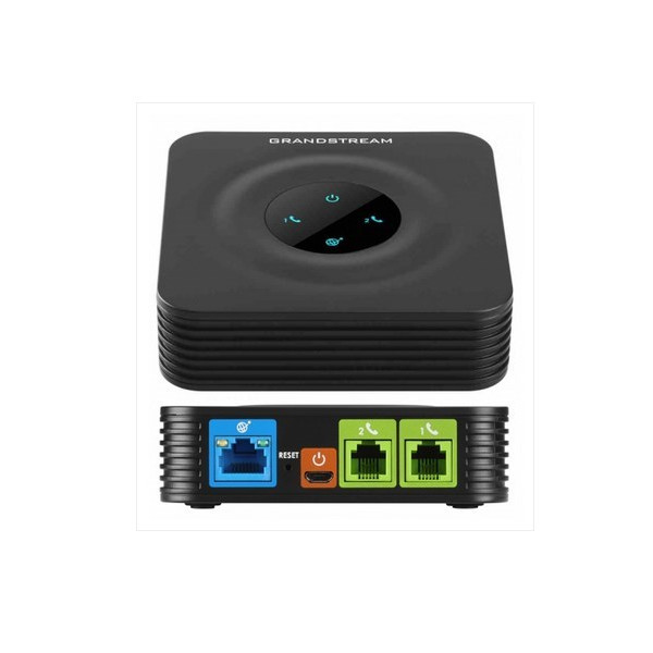 Grandstream HT-802 VoIP SIP ATA with 2 x FXS, 1 x WAN