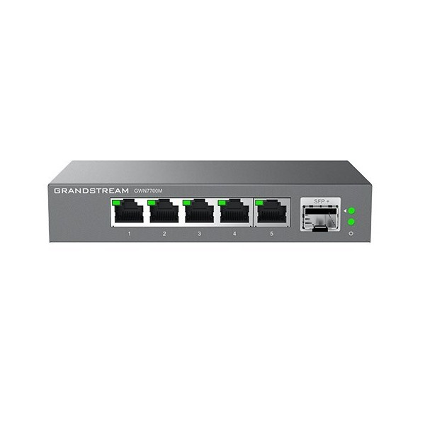 Grandstream GWN7700M 5-Port 2.5G Multi-Gigabit and 1 SFP+ Port Unmanaged