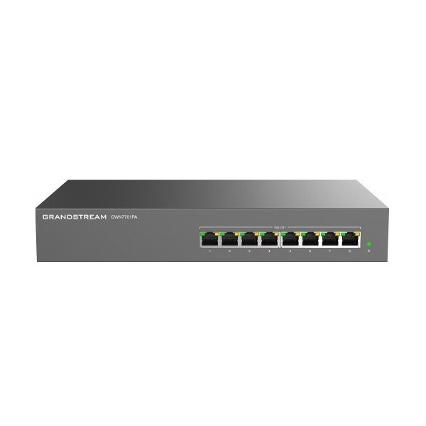 Grandstream GWN7701PA 8-Port Gigabit Unmanaged PoE Switch