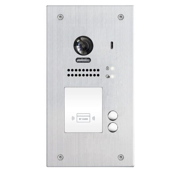 SB DT 607F FE/ID/S2 ΜΠΟΥΤΟΝΙΕΡΑ ΘΥΡΟΤΗΛΕΟΡΑΣΗΣ Ευρυγώνια κάμερα 170⁰ , Ενσωματωμένο card reader 