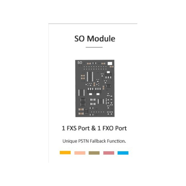 Yeastar SO Module  1 FXO Port and 1 FXS port to the PBX units 