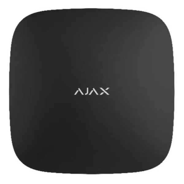 AJAX HUB 2 4G BLACK  Ο εγκέφαλος του συστήματος με οπτική επιβεβαίωση συναγερμού 