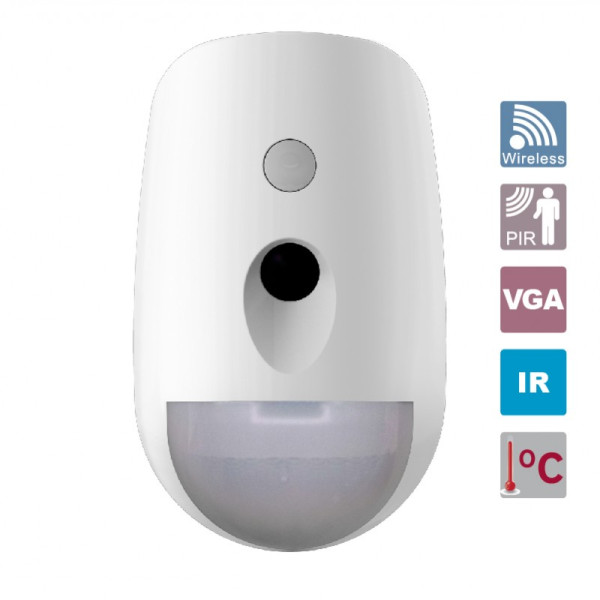 HIKVISION DS-PDPC12P-EG2-WE Αµφίδροµος ασύρµατος  ανιχνευτής κίνησης  (PIR) µε ενσωµατωµένη κάµερα day/night, 