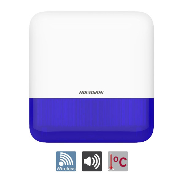 HIKVISION DS-PS1-E-WE(BLUE)) Αυτόνομη ασύρματη πιεζοηλεκτρική σειρήνα εξωτερικού χώρου, για πίνακα AX PRO.
