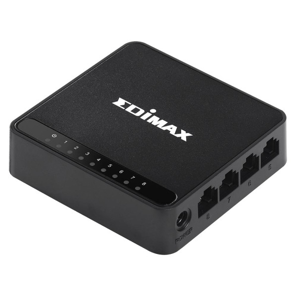 EDIMAX ES-3308P SWITCH 8 PORTS 10/100MBPS DESKTOP SWITCH, 2YW.