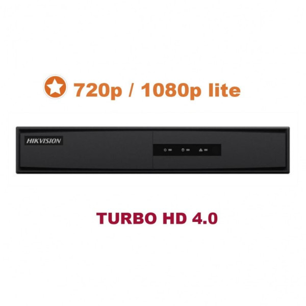 HIKVISION DS-7204HGHI-K1(S)4 είσοδοι HDTVI 1080p lite / 720p οποιαδήποτε σειράς, CVI 1080p/720p, AHD 1080p/720p