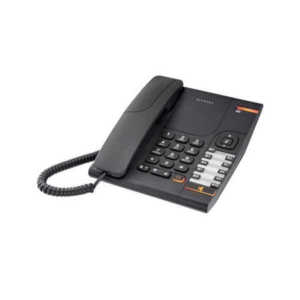Alcatel TEMPORIS 380 Analog Corded Phone - Black 