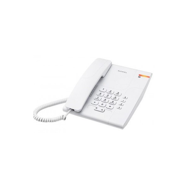 Alcatel TEMPORIS 180 Analog Corded Phone - White 