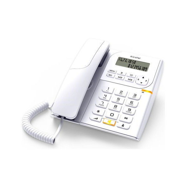 Alcatel T58 CE Analog Corded Phone - White 