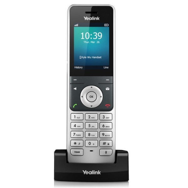 Yealink W56H είναι ένα ασύρματο Handset με τεχνολογία DECT, 
