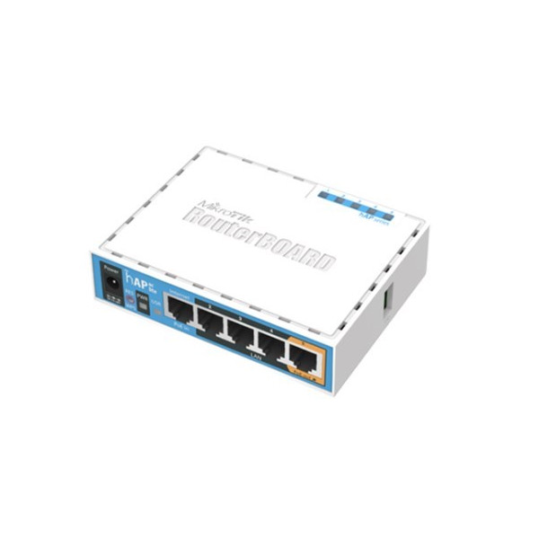 Mikrotik RB952Ui-5ac2nD  hAP ac lite. Dual-Concurrent 2.4/5GHz AP, 802.11ac, Five Ethernet ports, PoE-out on port 5, USB for 3G/4G support
