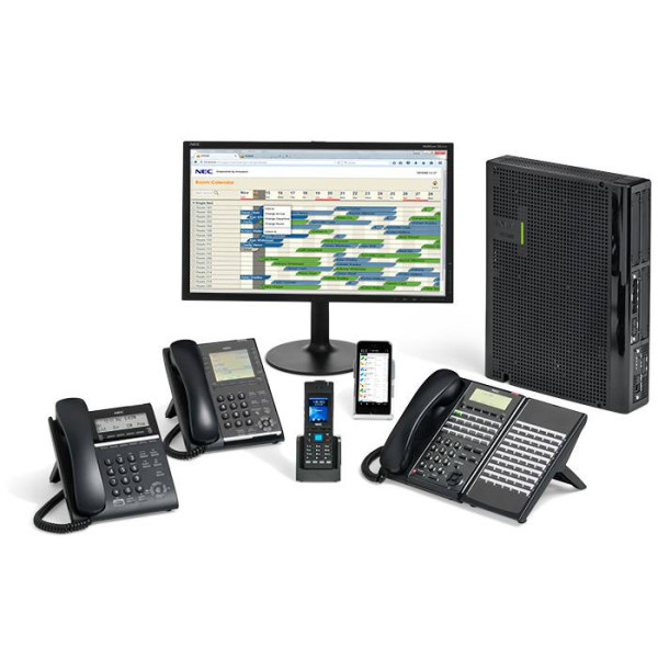 Slpackip NEC SL2100 IP με χωρητικότητα 3 PSTN γραμμές, 4 κανάλια αυτόματης τηλεφωνήτριας (100 μηνυμάτων), 1 άδεια για IP συσκευές και 8 υβριδικά εσωτερικά