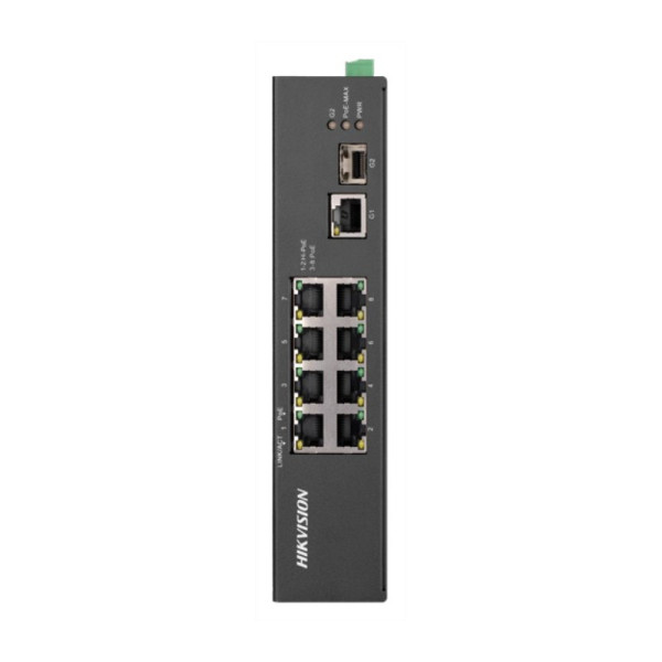 HIKVISION DS-3T0310HP-E/HS Layer 2 unmanaged 10 port Switch, για τοποθέτηση και σε ράγα
