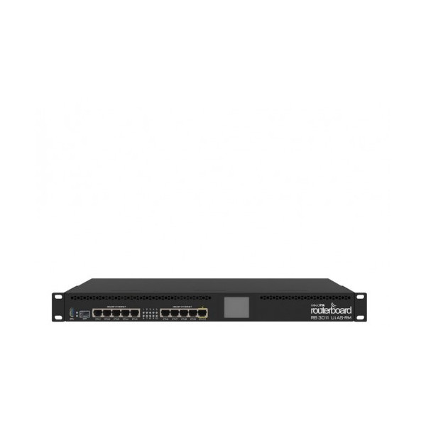 MIKROTIK RB3011UiAS-RM RouterBOARD +L5 (1GB RAM, 10x Gigabit Ethernet, SFP cage, USB 3.0)