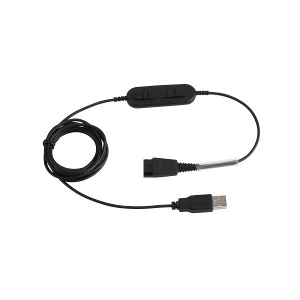 Supervoice SVC-QDUSB1 Headset QD to USB PC connecting bottom cable (Lync compatible) 