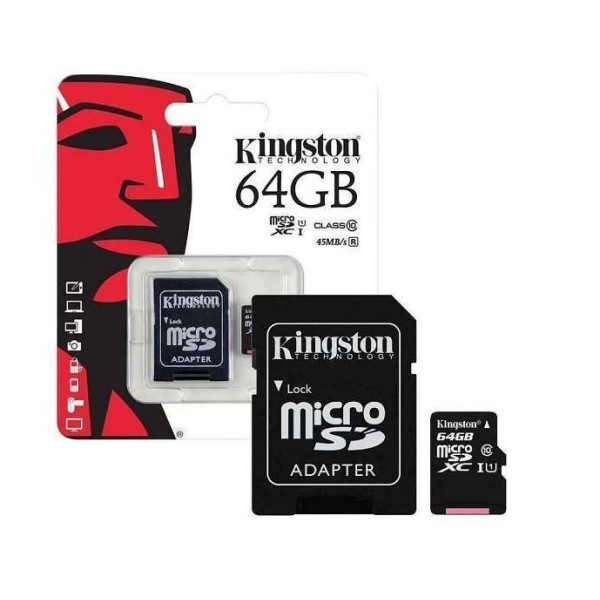 KINGSTON MICRO SD CARD 64GB 