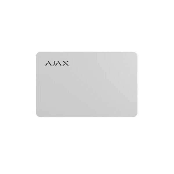 AJAX PASS WHITE Ανέπαφο κρυπτογραφημένο Pass για χρήση με τον KeyPad Plus