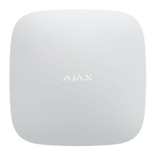 AJAX HUB 2 4G white  Ο εγκέφαλος του συστήματος με οπτική επιβεβαίωση συναγερμού 