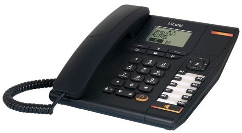 Alcatel TEMPORIS 880 Analog Corded Phone - Black 