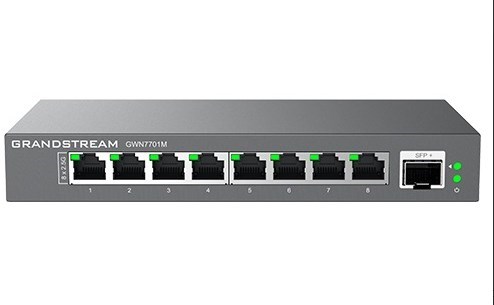 Grandstream GWN7701M 8-Port 2.5G Multi-Gigabit and 1 SFP+ Port